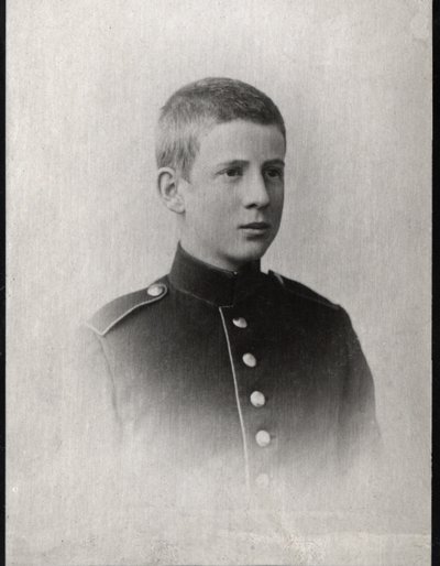 Portrait of Prince Andrew of Greece and Denmark by French Photographer